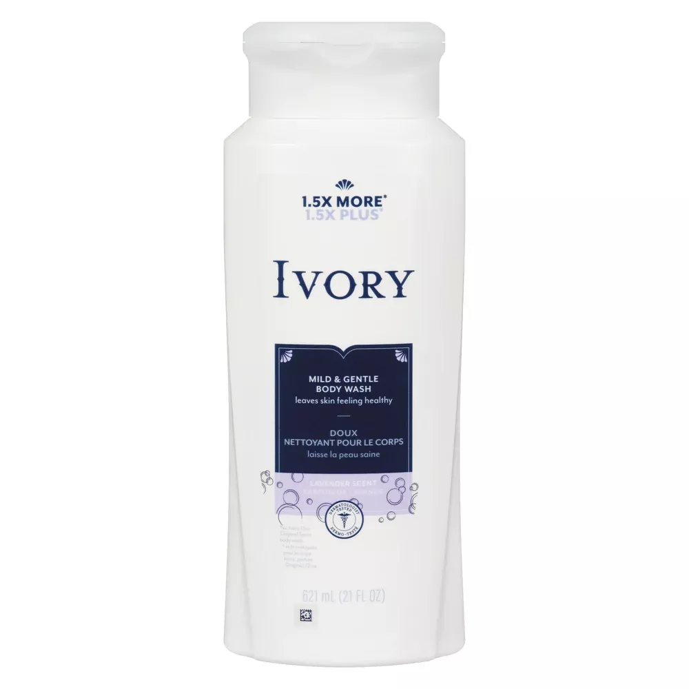 Ivory Mild & Gentle Body Wash Lavender Scent 21 Oz