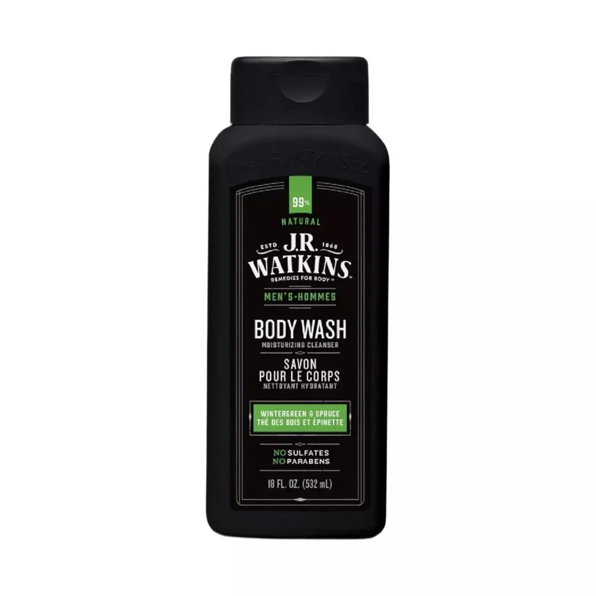 J.R. Watkins Men’s Wintergreen & Spruce Body Wash 18 oz