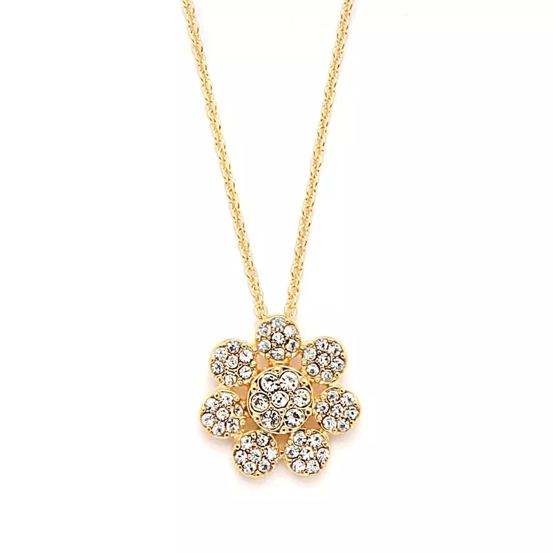 JOY JEWELRY – Gold Flower Pendant Necklace GN152