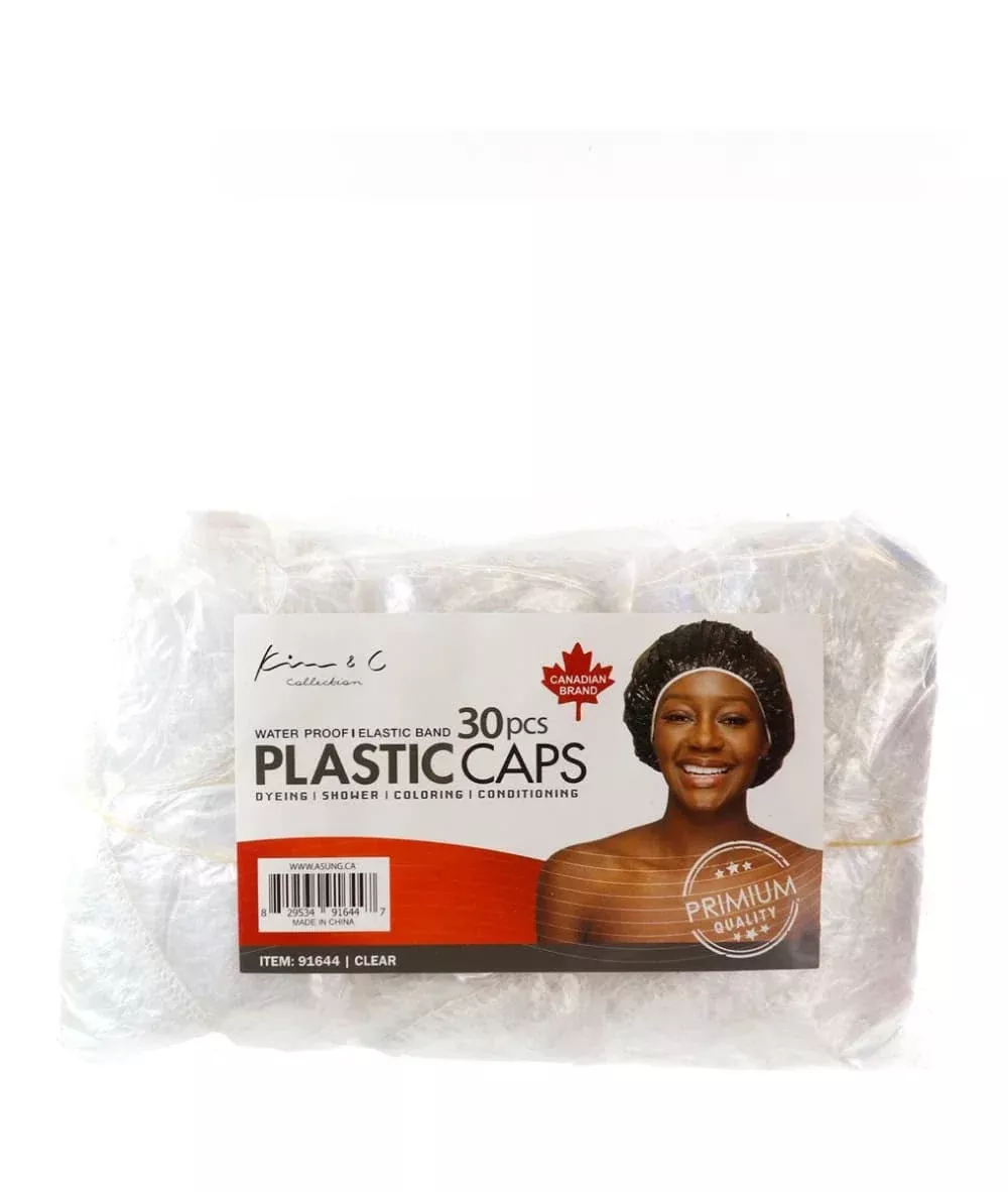 Kim&C Water Proof Plastic Cap 30PCS [Clear] #As91644
