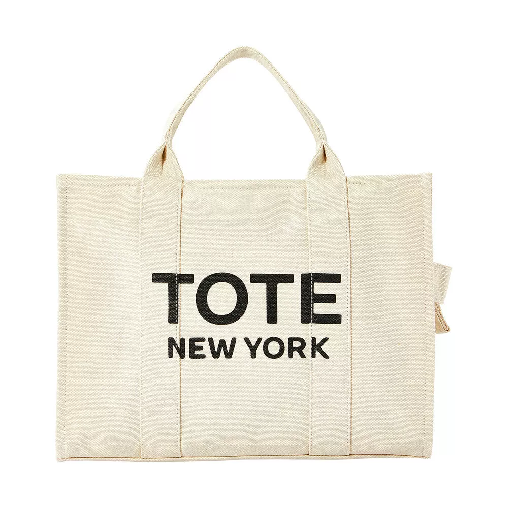 KISS – CANVAS TOTE BAG IVORY