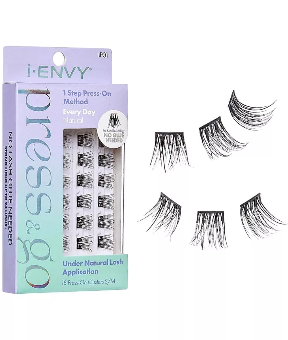 Kiss I-Envy Press & Go Press On Cluster Lashes-Every Day