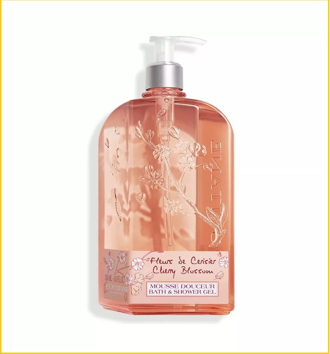 L'OCCITANE Cherry Blossom Bath & Shower Gel 500ml