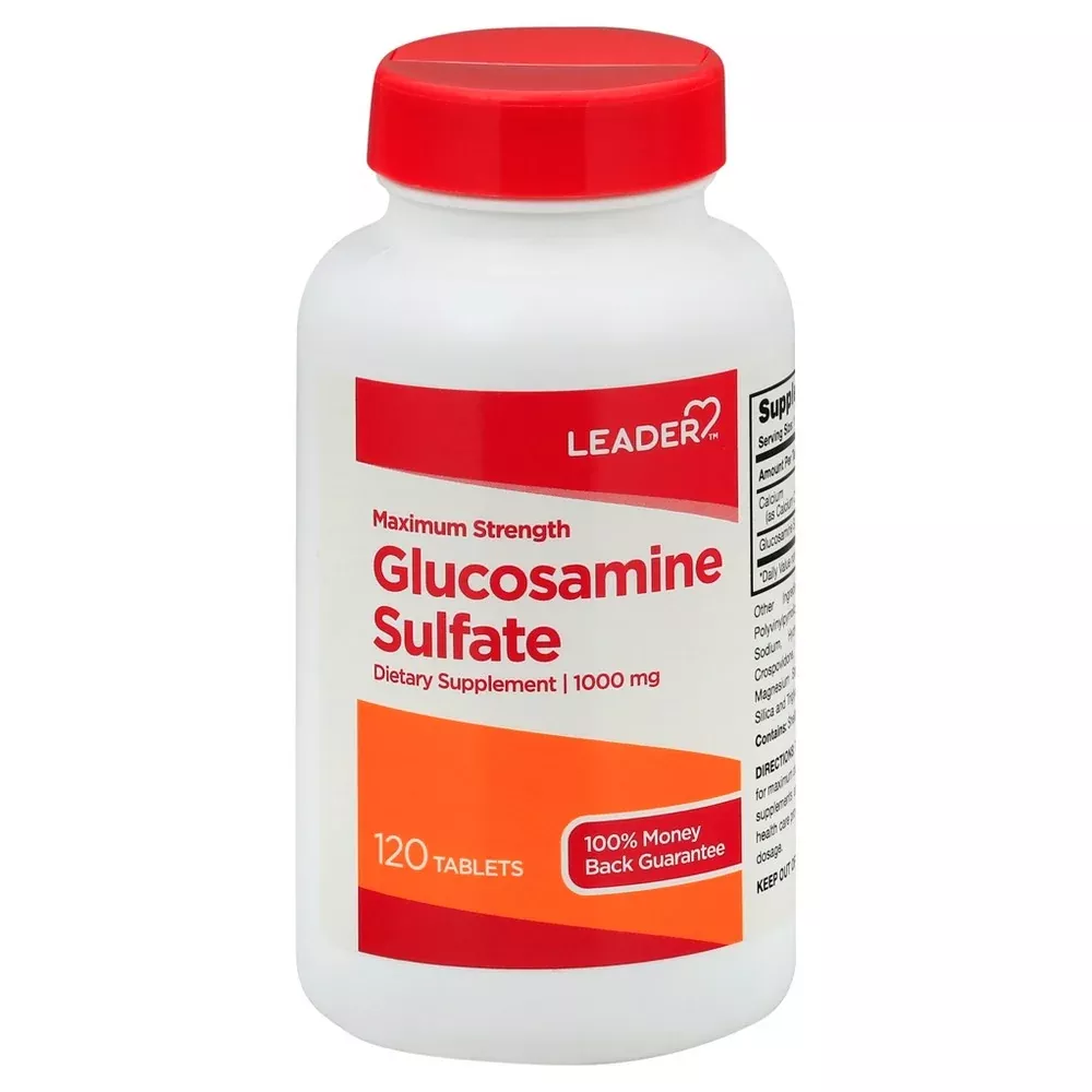 Leader(Tm) Maximum Strength Glucosamine Sulfate Tablets 120Ct