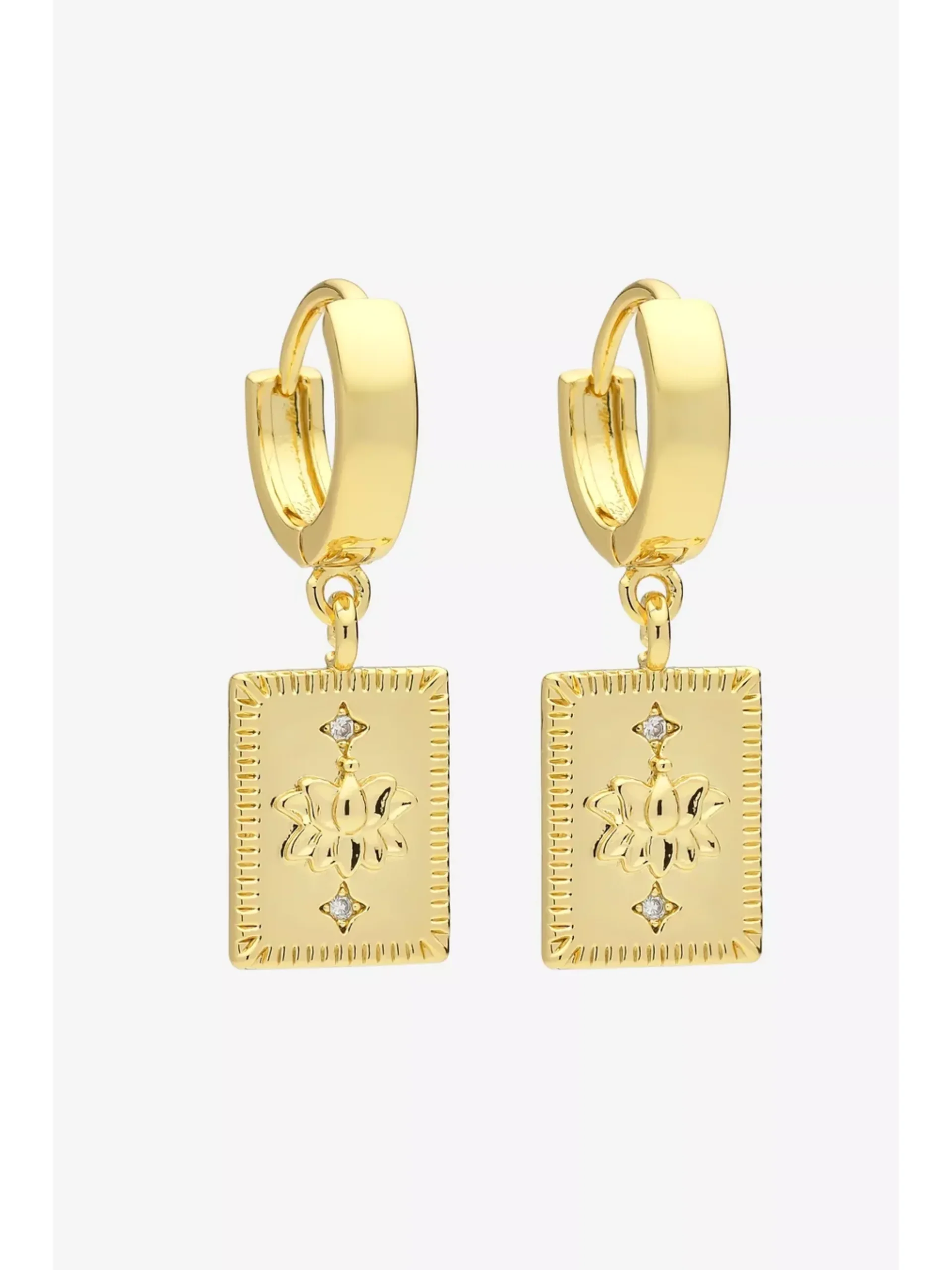 Liberte Hari Hoop Earrings Gold