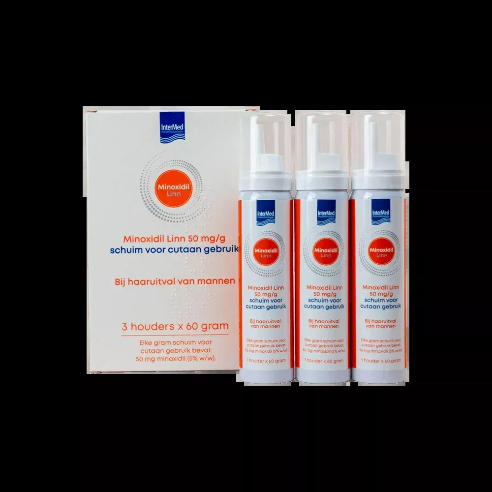 Linn Minoxidil 5% foam 3-pack (3×60 gr)