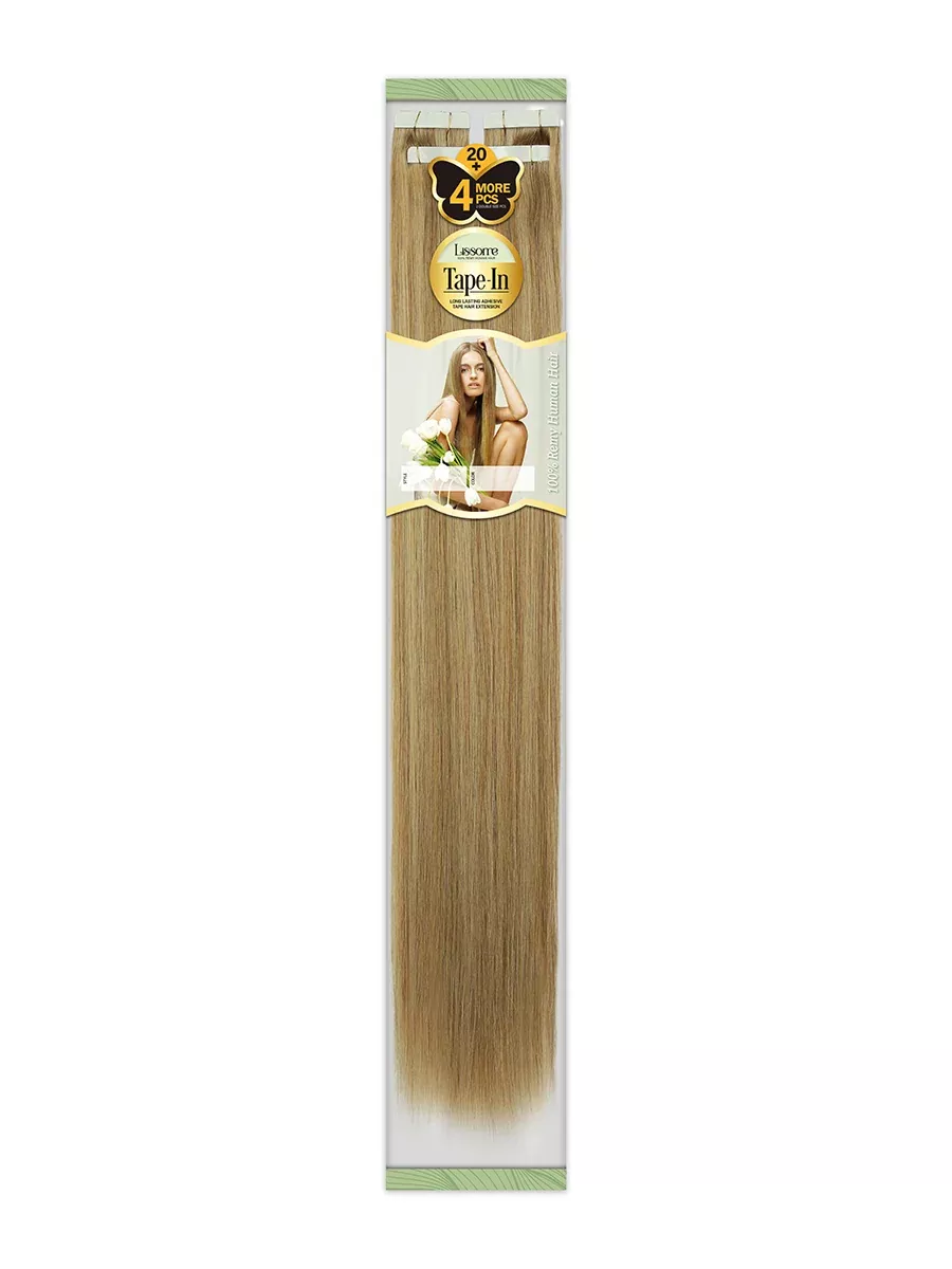 LISSOME – 100% REMY HUMAN HAIR TAPE-IN STRAIGHT 18″
