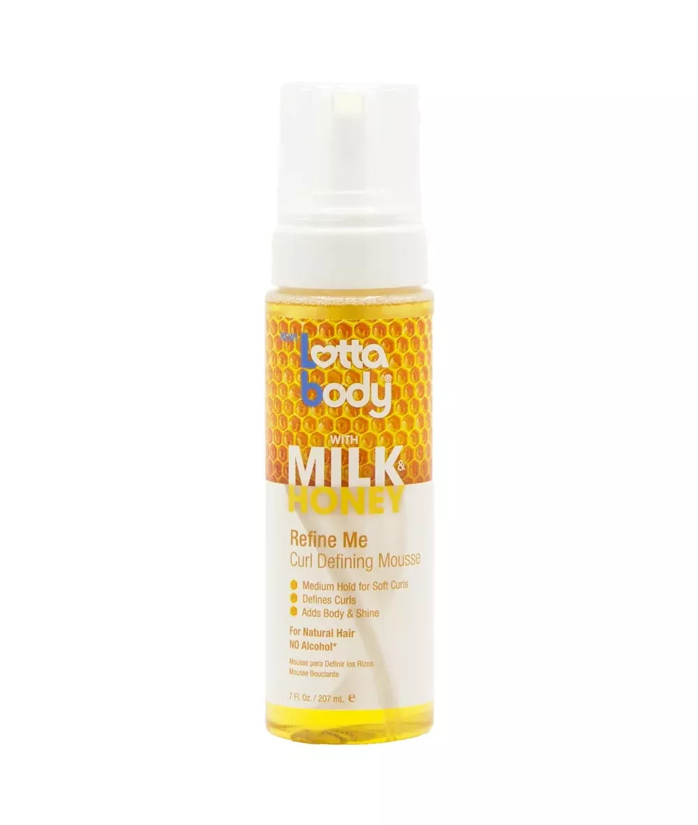 LOTTABODY- Milk & Honey Refine Me Curl Defining Mousse (7oz)