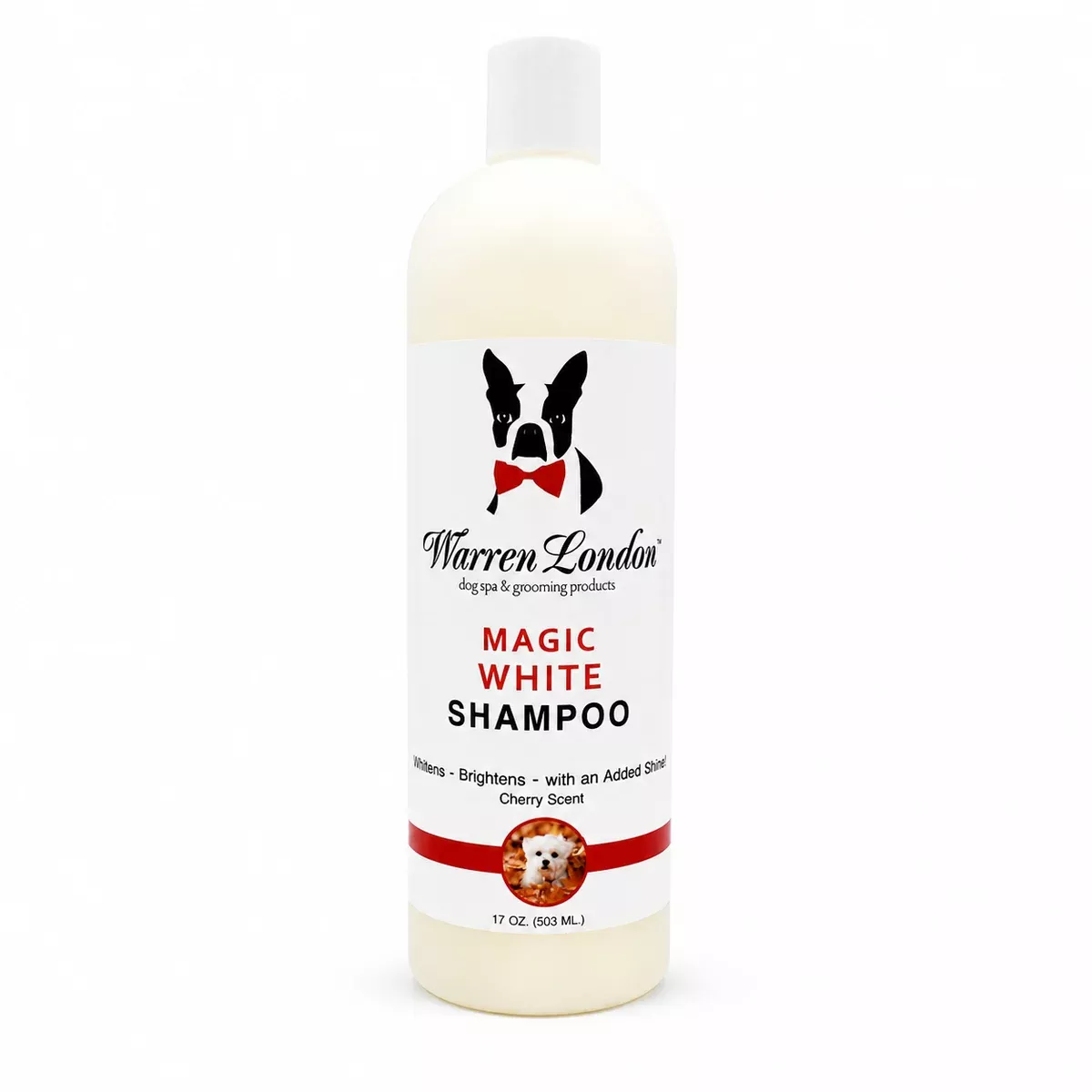 Magic White Brightening Dog Shampoo – Cherry Scented – 17oz