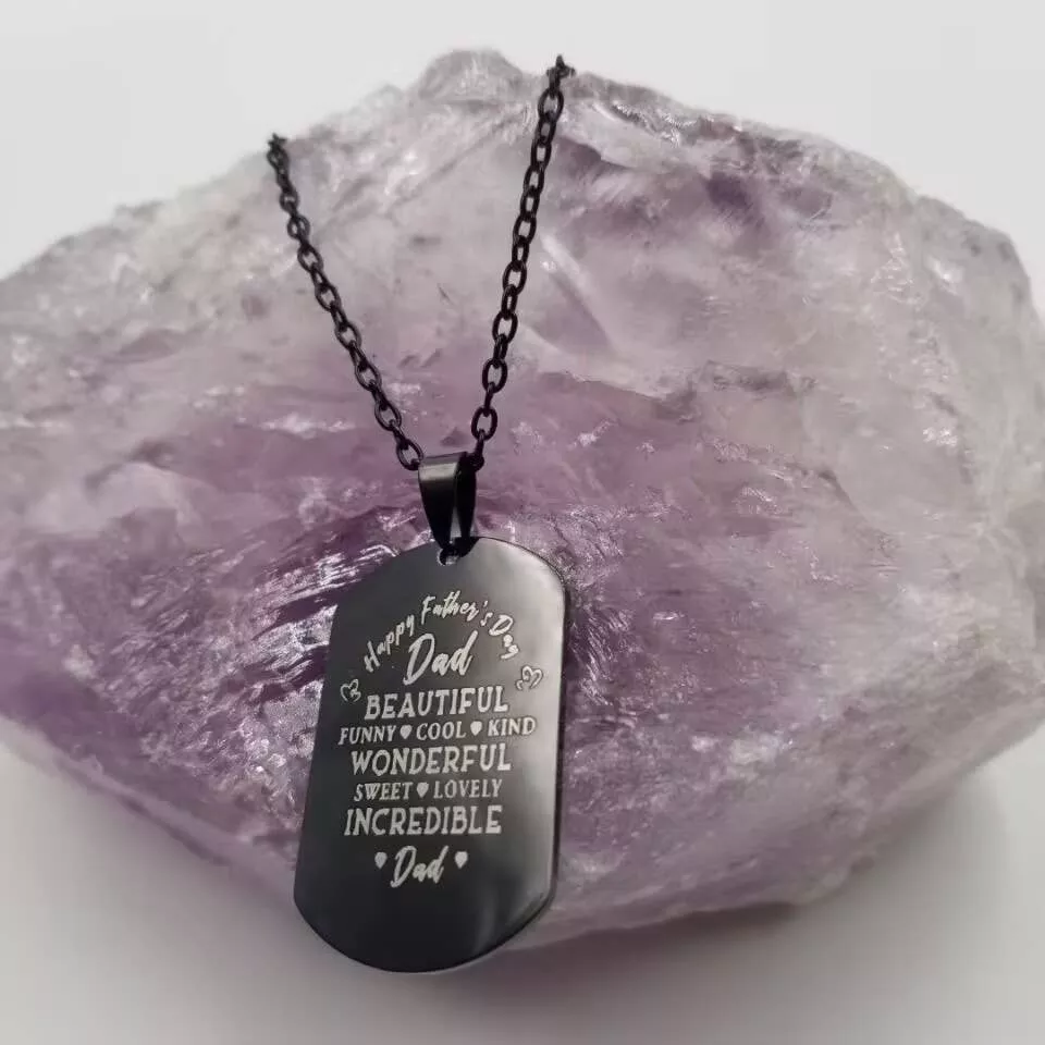 Magnolia Jewelry- Happy Father's Day Necklace