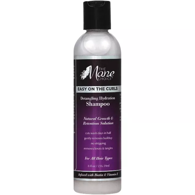 The Mane Choice Easy On The Curls Detangling Hydration Shampoo 8 Oz