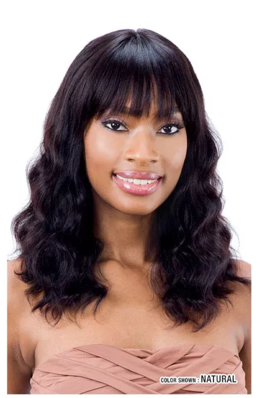 MAYDE – 100% Human Hair Lace Bang Frontal LOOSE DEEP (HUMAN)