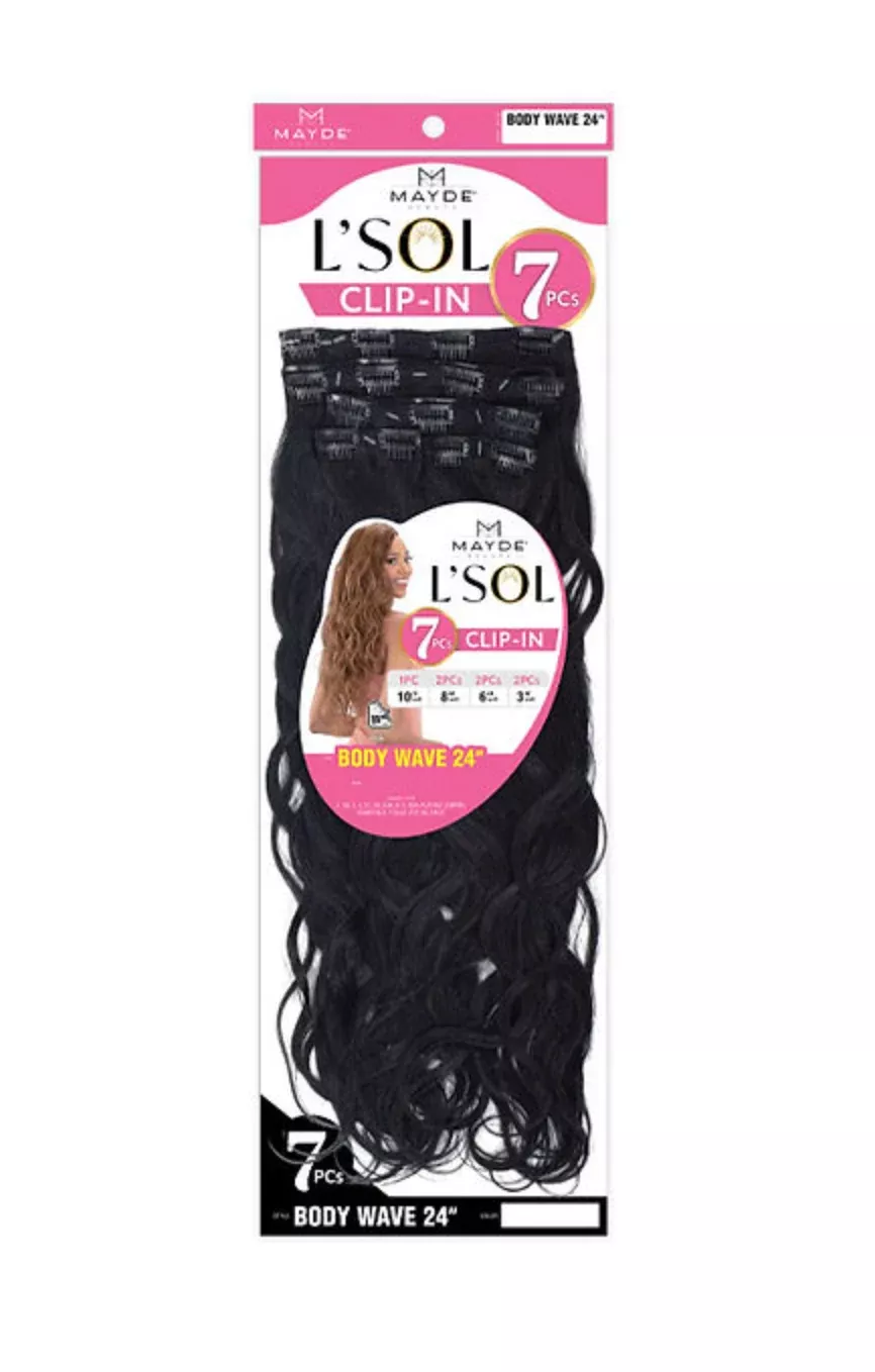 MAYDE – L’SOL 7PCS CLIP-IN BODY WAVE 24″
