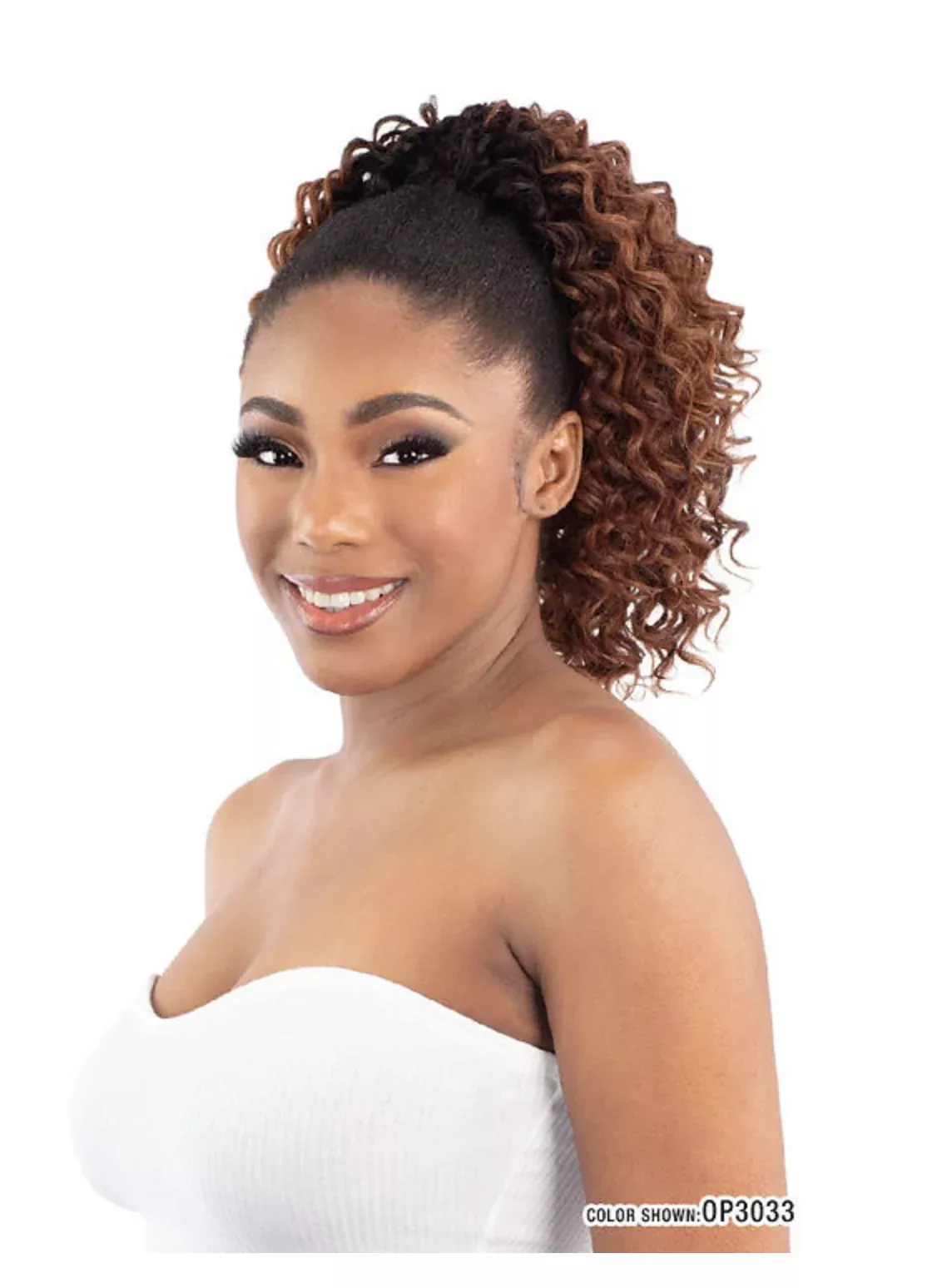 MAYDE – MOCHA PONYTAIL LUSH CURL 12″