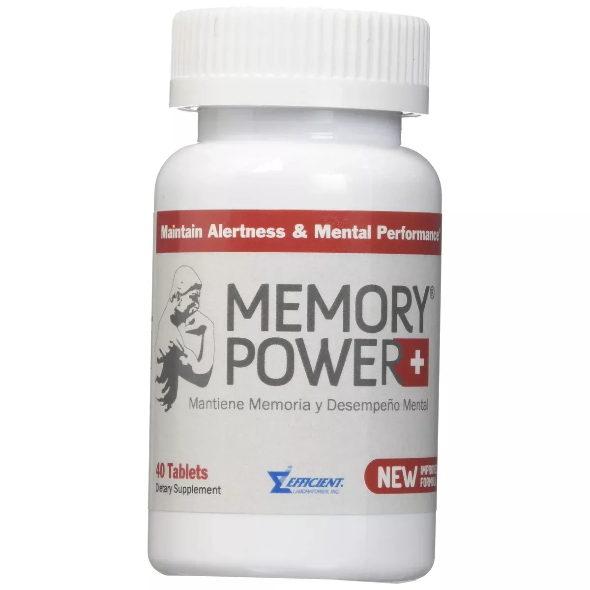 Memory Power Plus, Brain Health & Memory Support Supplement, 40 Tablets