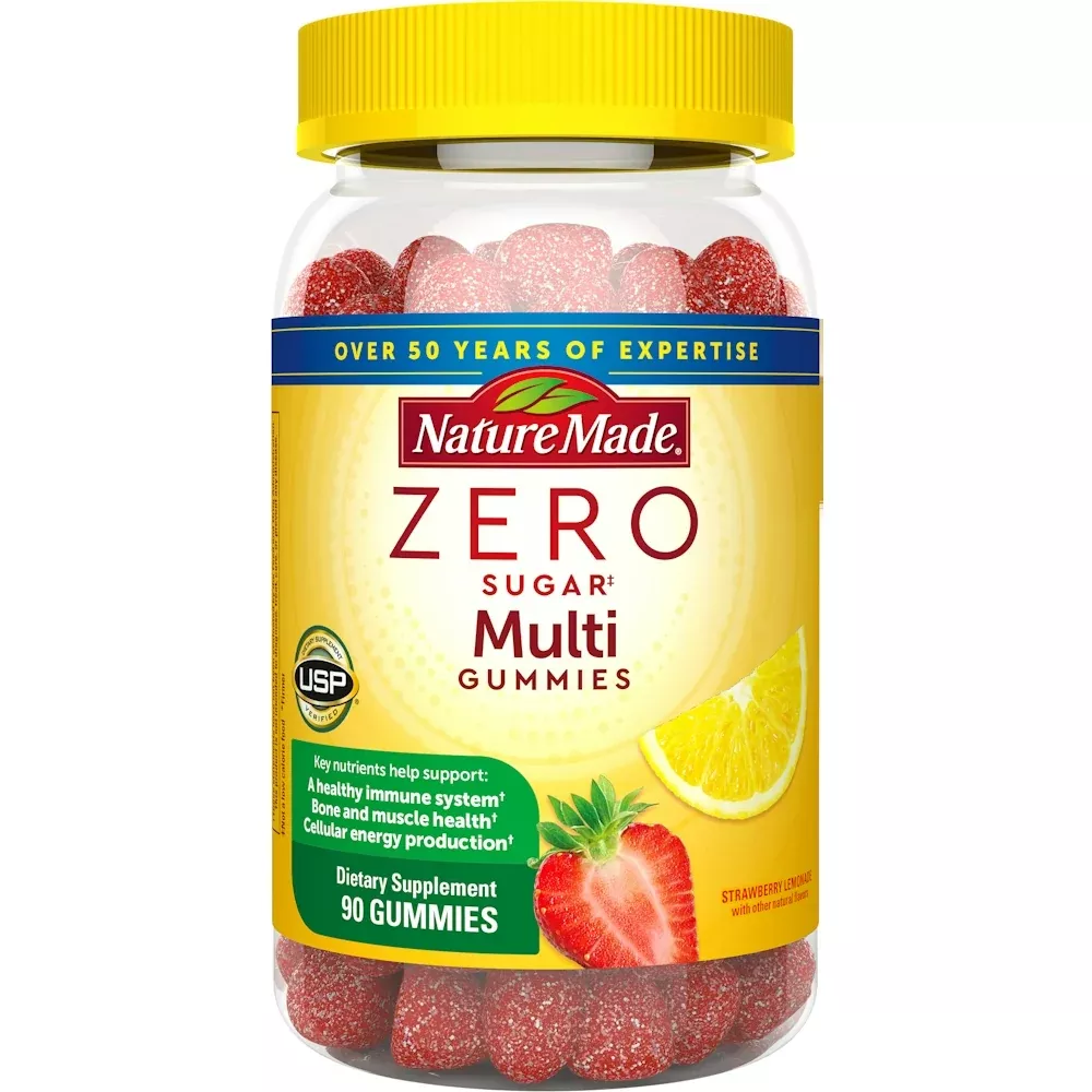 Nature Made Multi Gummies, Zero Sugar, Strawberry Lemonade