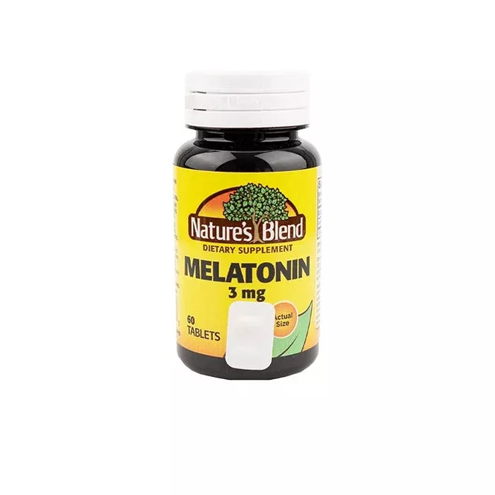 Nature’s Blend Melatonin 3 mg – Sleep Support (60 Tablets)