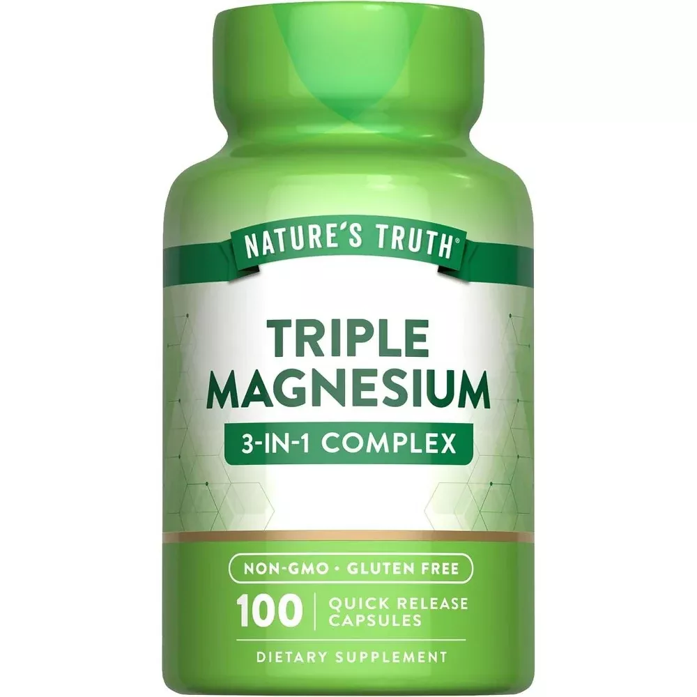 Nature’s Truth Triple Magnesium Complex 400 mg - 100 Quick Release Capsules