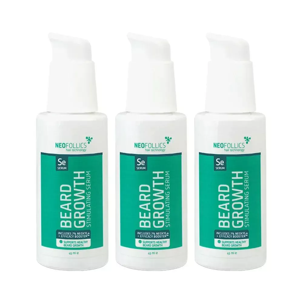 Neofollics beard growth serum 3-pack (7% Neoxyl)