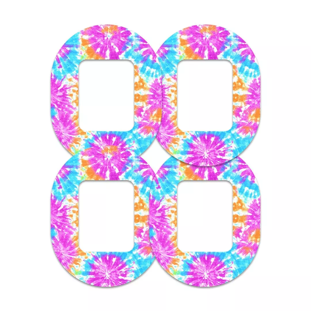 Neon Tie Dye Tandem Mobi Decorative Patch Tape - Pump Peelz