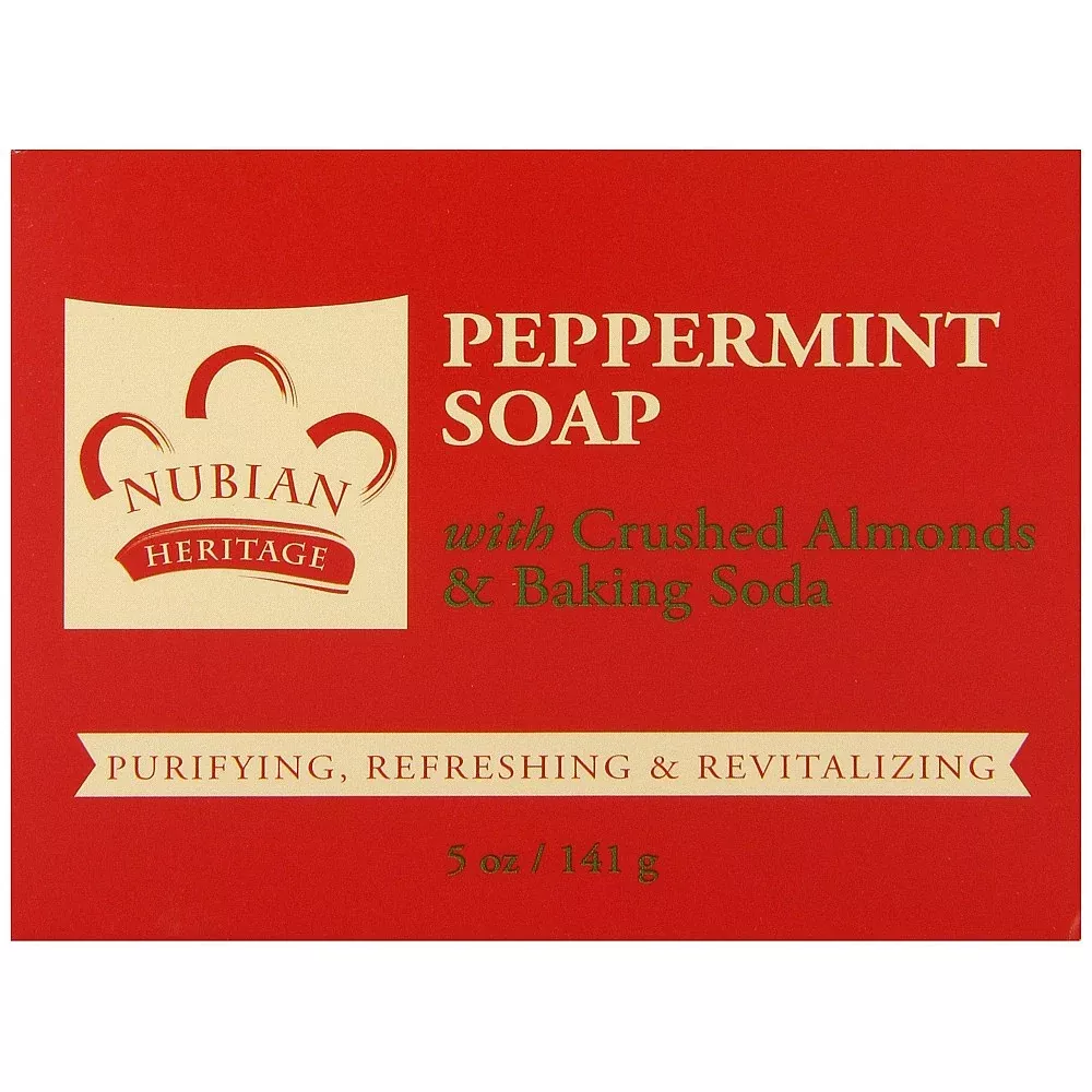 Nubian Heritage Peppermint & Aloe Bar Soap, 5 Oz