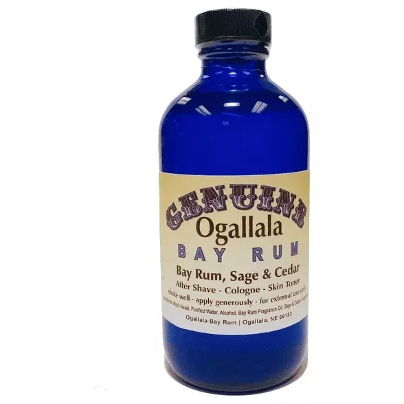 Ogallala Bay Rum, Sage & Cedar Pre Shave – After Shave – Skin Toner 8 Oz