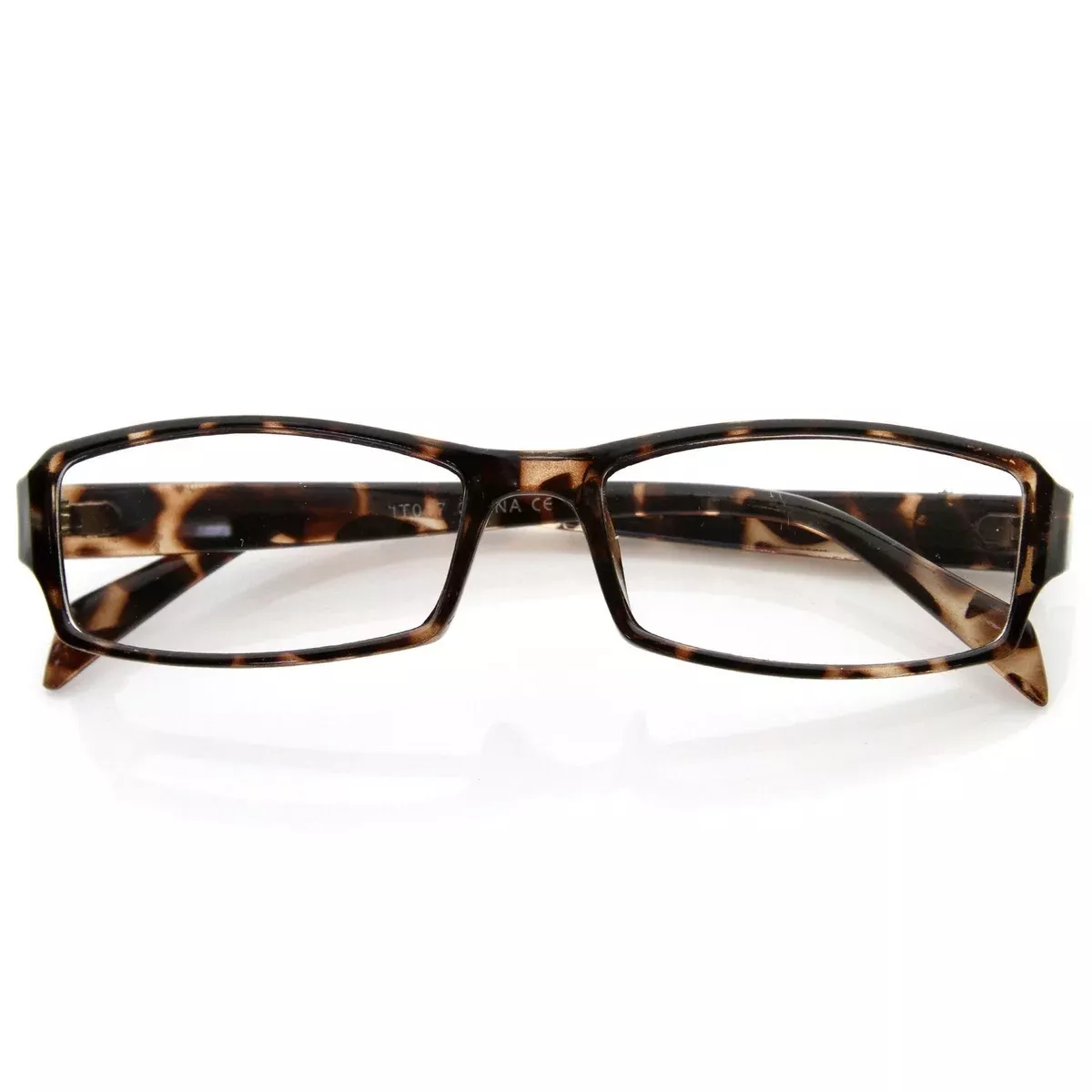 Optical RX Modern Rectangular Basic Frame Clear Lens Glasses 8031