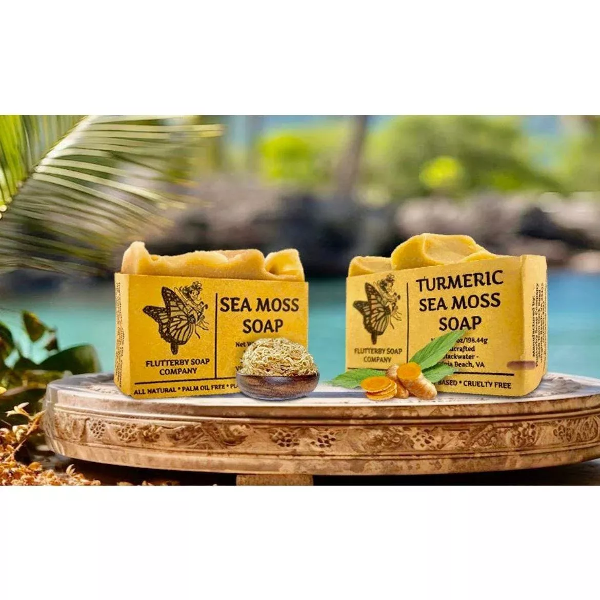 Organic Sea Moss Soap – Handcrafted Pure and Natural Bar Soap for Face & Body