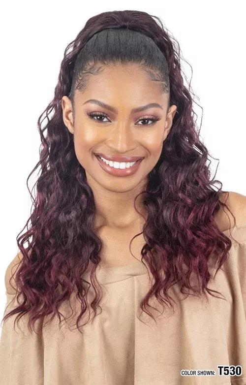 ORGANIQUE – PONYTAIL LA VEGA WAVE 22″ LITE (DRAWSTRING)