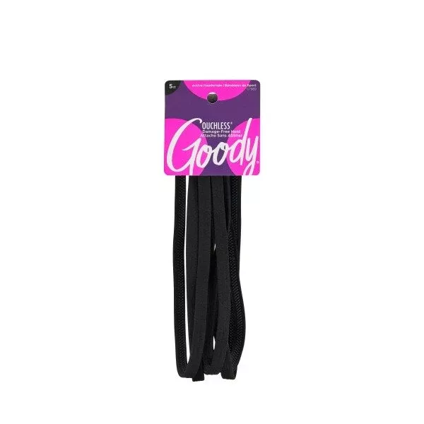 Ouchless Slide-Proof Thin Headband – Soft Grip No-Crease Comfort