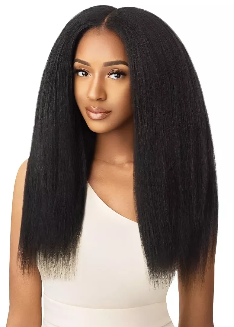 OUTRE – BIG BEAUTIFUL HAIR CLIP-IN- 9PCS – KINKY STRAIGHT 18″ – HT