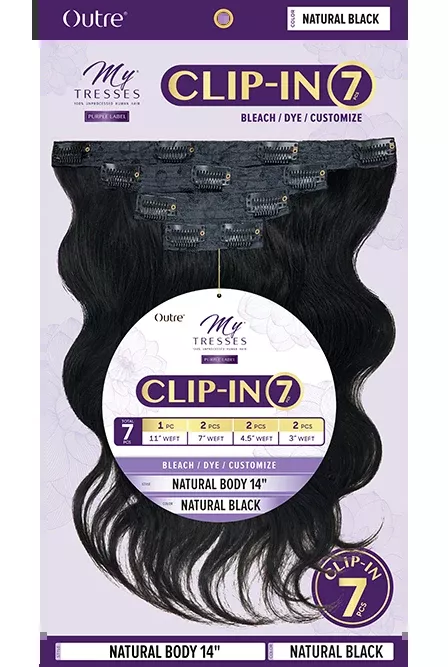 OUTRE – MY TRESSES CLIP-IN 7PCs (BODY WAVE)