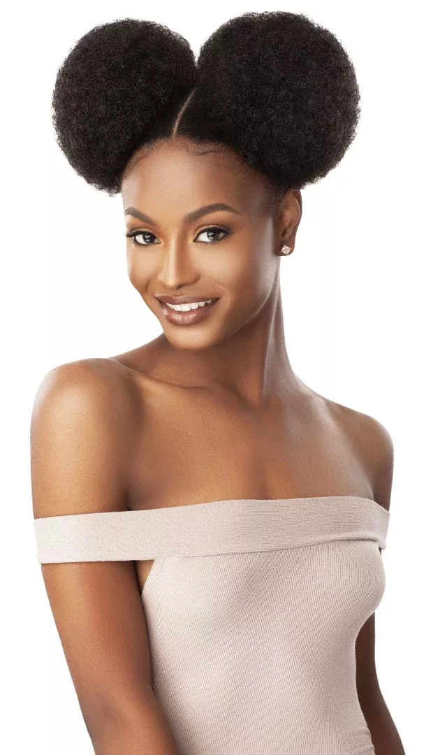 OUTRE – QUICK PONY AFRO PUFF DUO LARGE (DRAWSTRING)