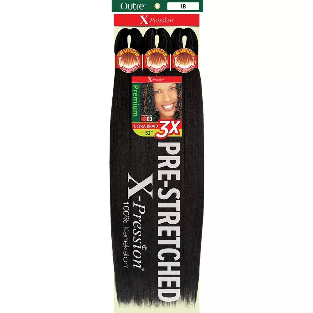 Outre X-Pression 100% Kanekalon 3X Pre-Stretched Ultra Braid