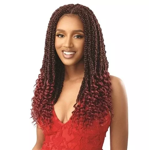 OUTRE – X-PRESSION – BUTTERFLY JUNGLE ROSE BRAID 18” 2X