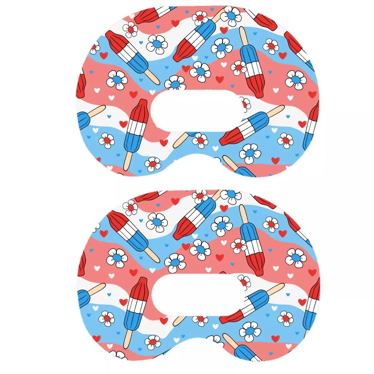 Patriotic Popsicles Medtronic Guardian Connect Patch Tape - Pump Peelz