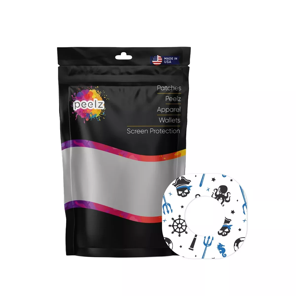 Pirates Dexcom G7 and Stelo Patch Tape – Pump Peelz