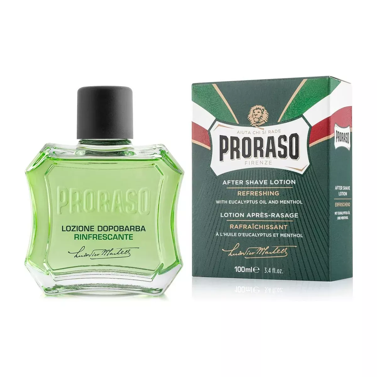 Proraso Aftershave With Eucalyptus Oil And MentholNew Formula3.4 Oz