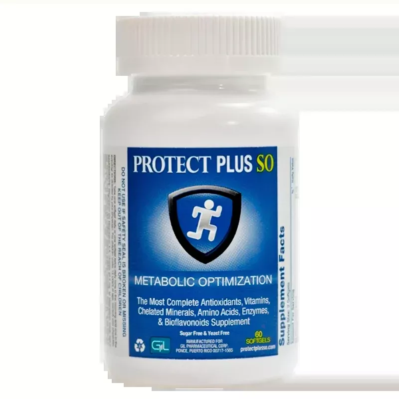 Protect Plus | Dietary Supplement | Metabolic Optimization | High Potency Vitamin & Mineral Supplement | 60 Softgels