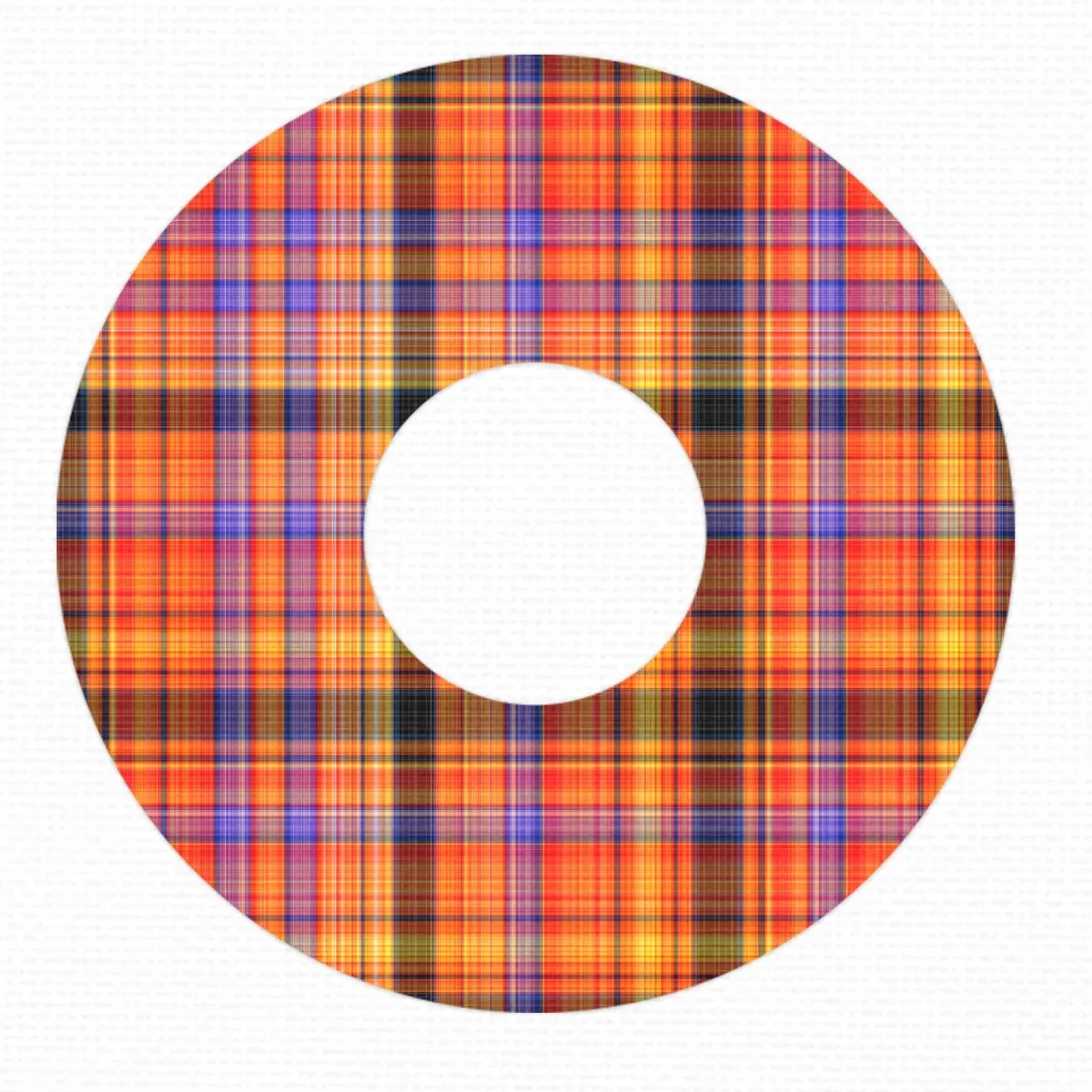 Pumpkin Plaid FreeStyle Libre 3 Plus & LingoPatch Tape - Pump Peelz