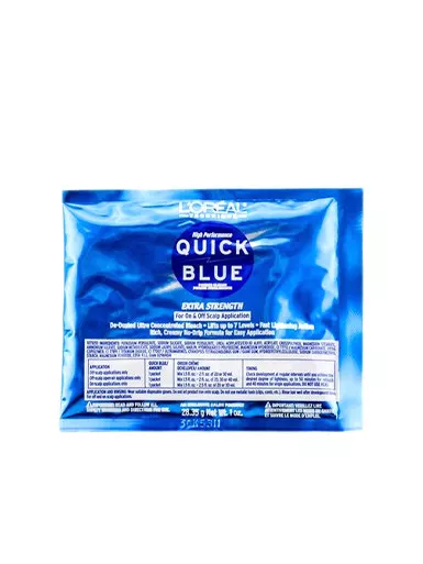 Quick Blue Powder Bleach