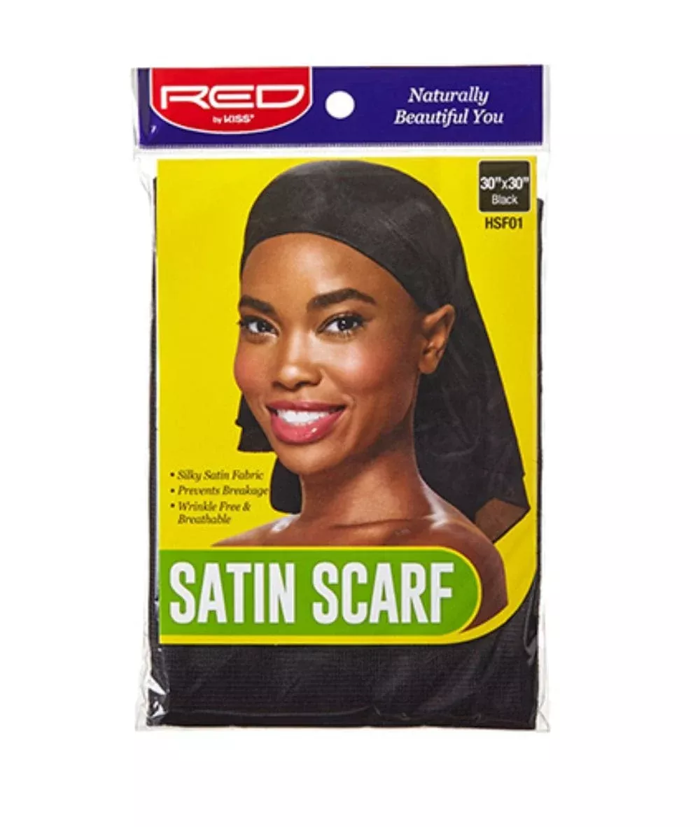 Red By Kiss Hsf01 Satin Scarf[Black]