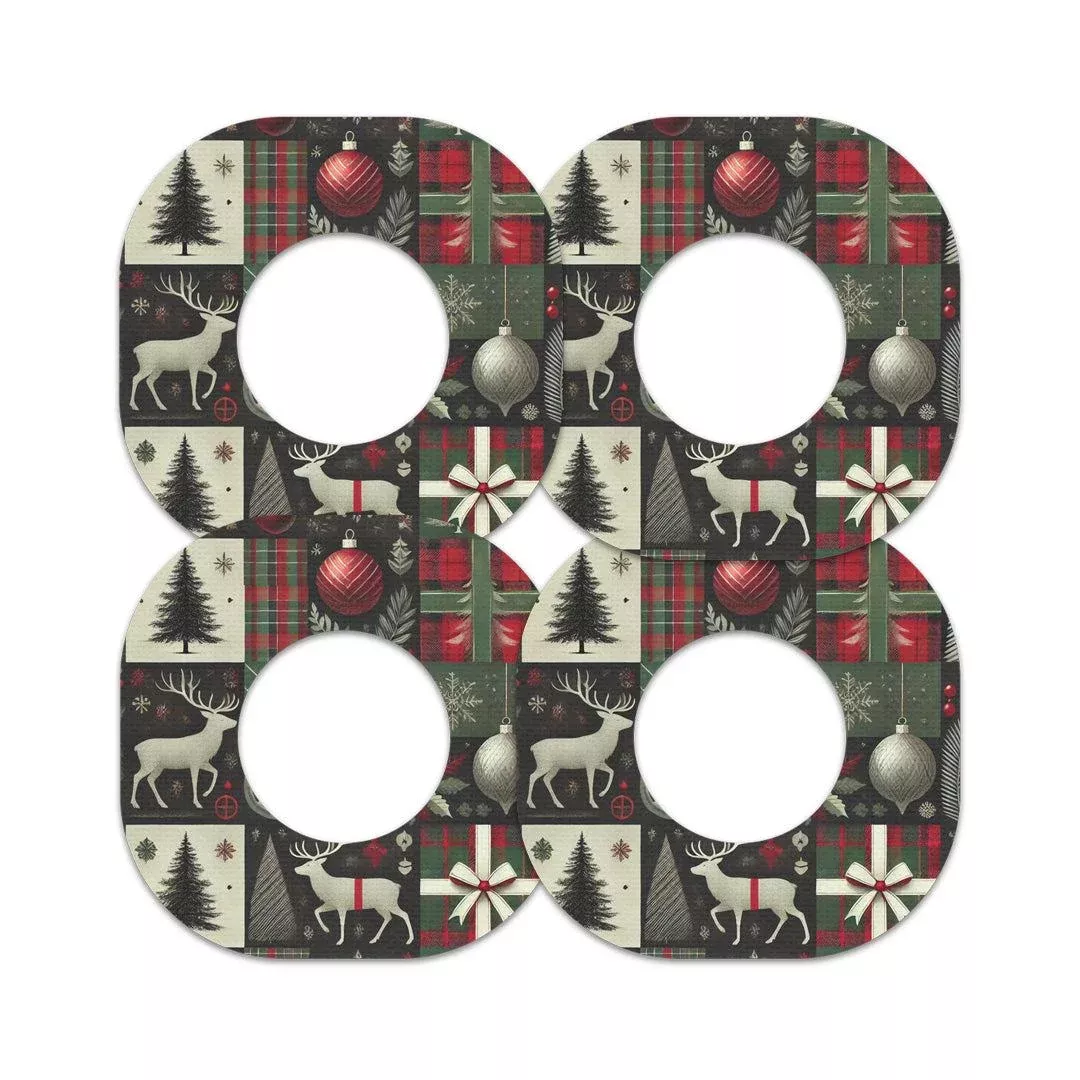 Reindeer Paper Dexcom G7 and Stelo Patch Tape - Pump Peelz