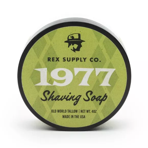 Rex Supply Co. 1977 Old World Tallow Shaving Soap 4 Oz