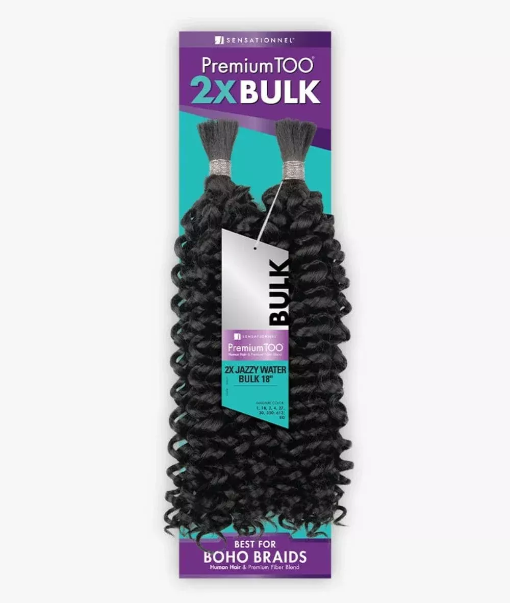 Sensationnel Premium Too 2X Human & Premium Blend Jazzy Water Wave Bulk