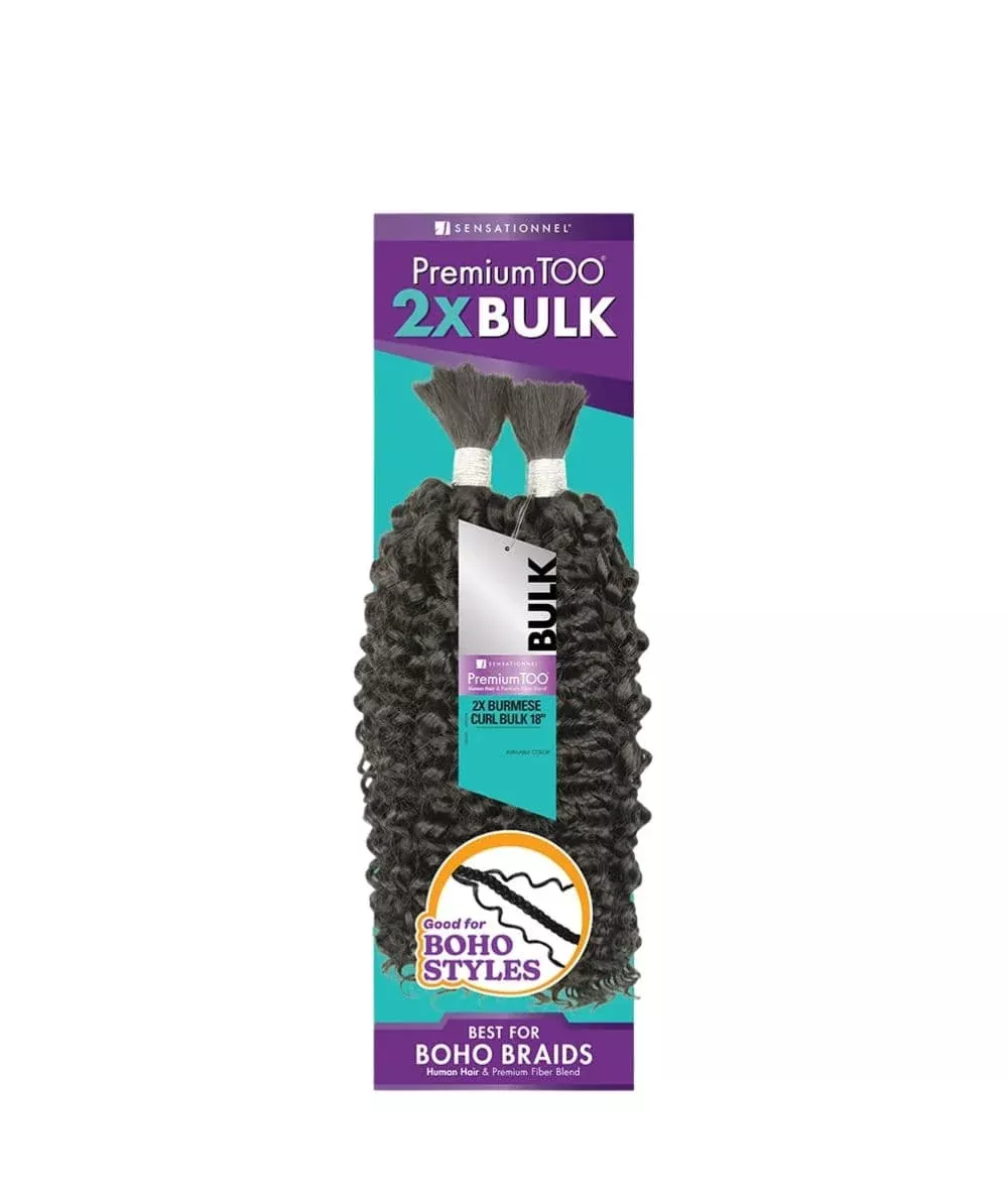 Sensationnel Premium TOO Feather Crochet Burmese Curl 14″