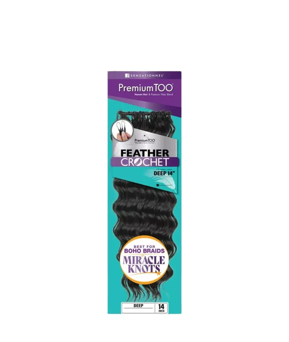 Sensationnel Premium Too Feather Crochet Deep Wave