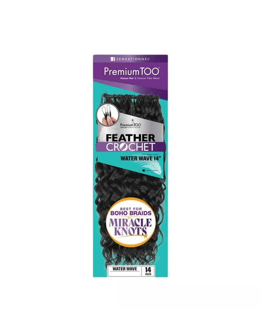 Sensationnel Premium Too Feather Crochet Water Wave 14″