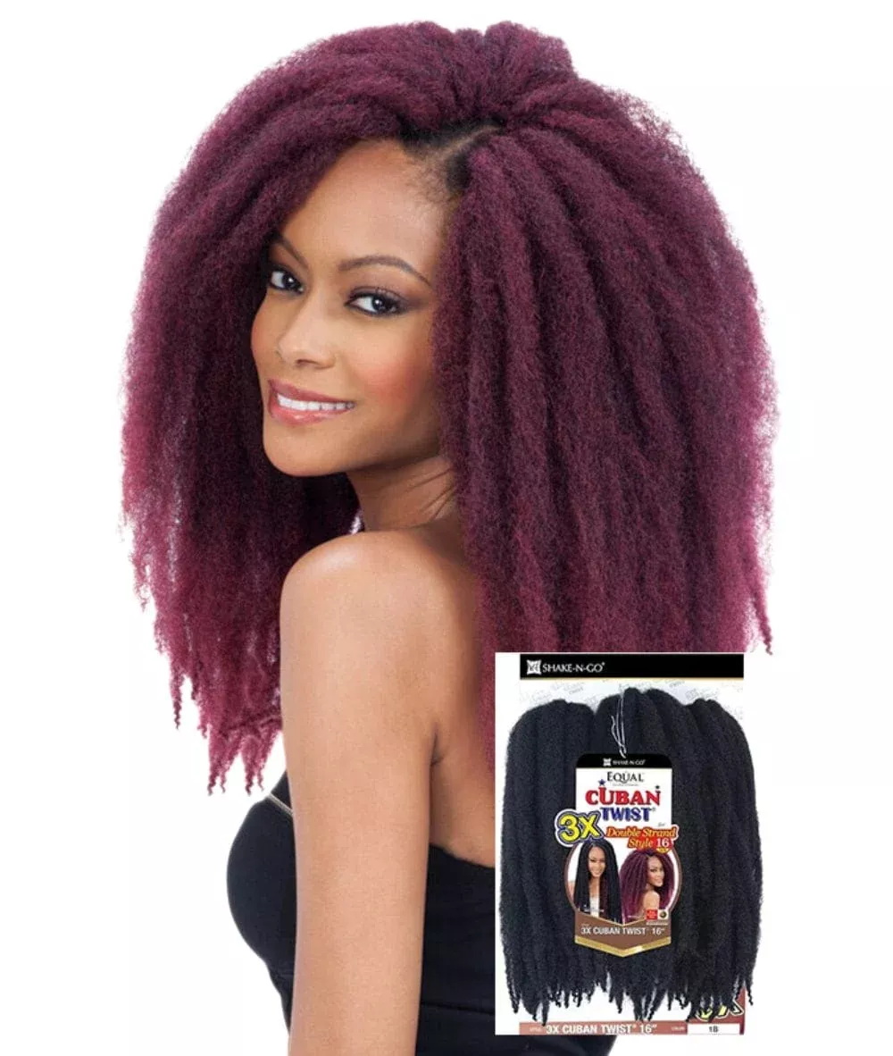 Shake N Go Equal 3X Cuban Twist Braid 16″