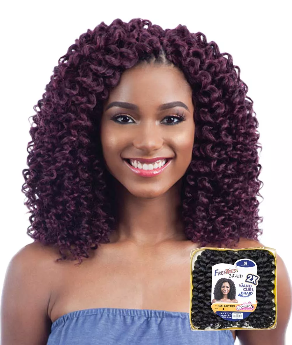 Shake-N-Go Freetress Braid – Soft Baby Curl